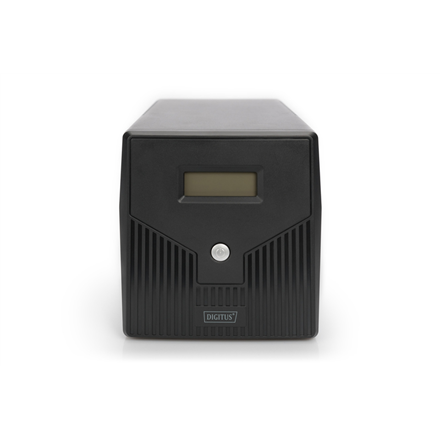 Digitus | Line-Interactive UPS | Line-Interactive UPS DN-170074, 1000VA, 600W, 2x 12V/7Ah battery, 4x CEE 7/7 outlet, 2x