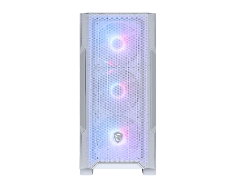 Case MSI MAG FORGE M100R / WHITE Micro Not included MicroATX MiniITX Colour White MAGFORGEM100RWHITE