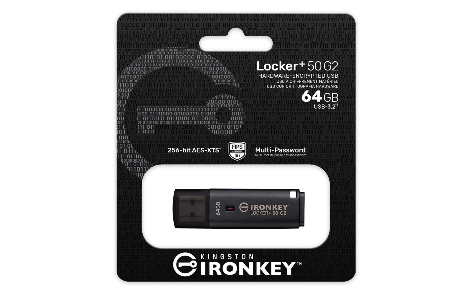MEMORY DRIVE FLASH USB3.2/64GB IKLP50G2/64GB KINGSTON