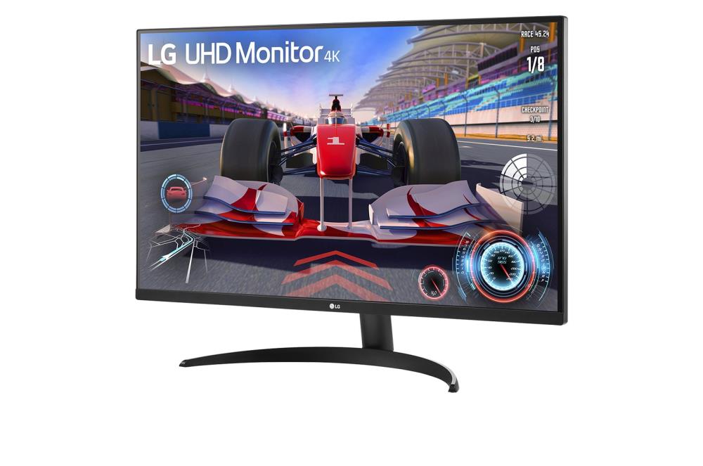 LCD Monitor LG 31.5" 4K Panel VA 3840x2160 16:9 4 ms Speakers Swivel Pivot Height adjustable Tilt Colour Black 32UR550-B