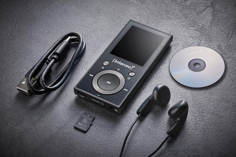MP3 PLAYER 64GB BLACK/3717490 INTENSO