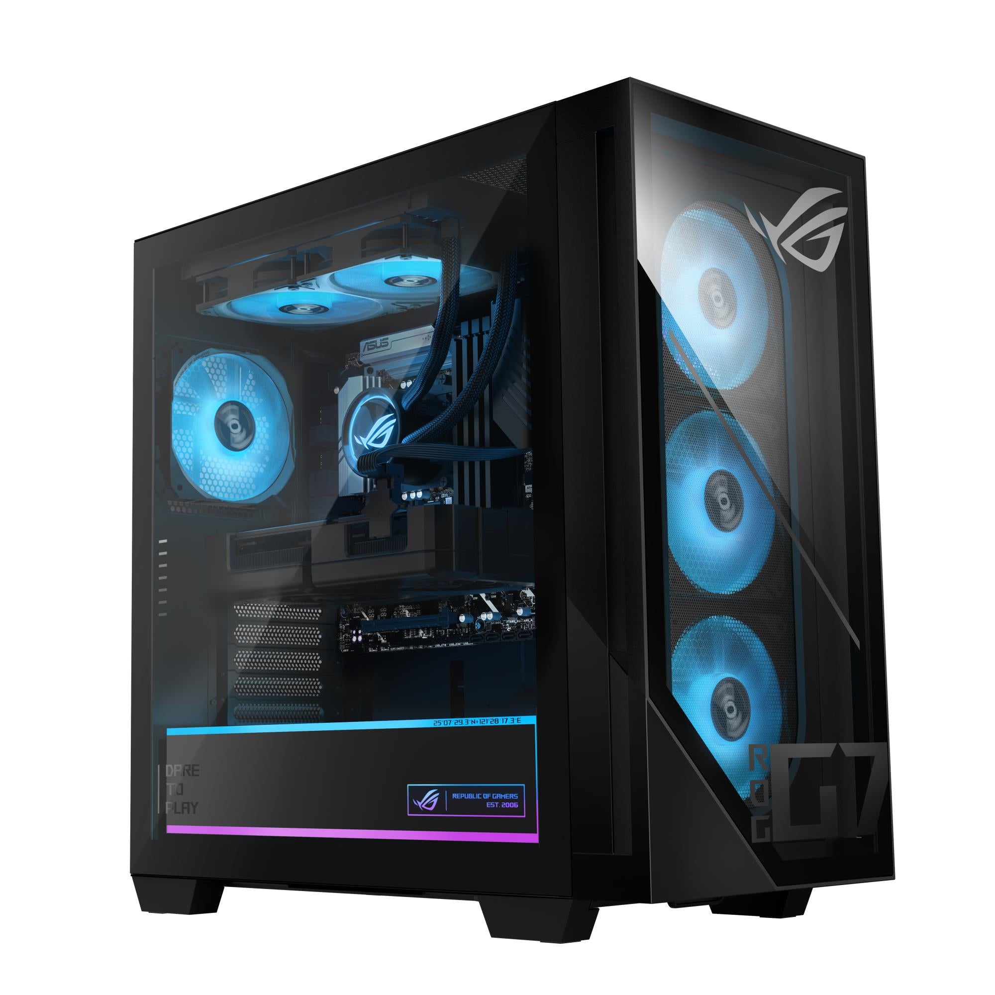 PC ASUS ROG G700 Tower Intel Core Ultra 5 225F 32 GB DDR5-SDRAM Storage SSD SSD 1 TB NVIDIA GeForce RTX 5070 On board graphics Not available Wi-Fi Yes Bluetooth Yes Windows 11 Home 90PF0561-M02PN0