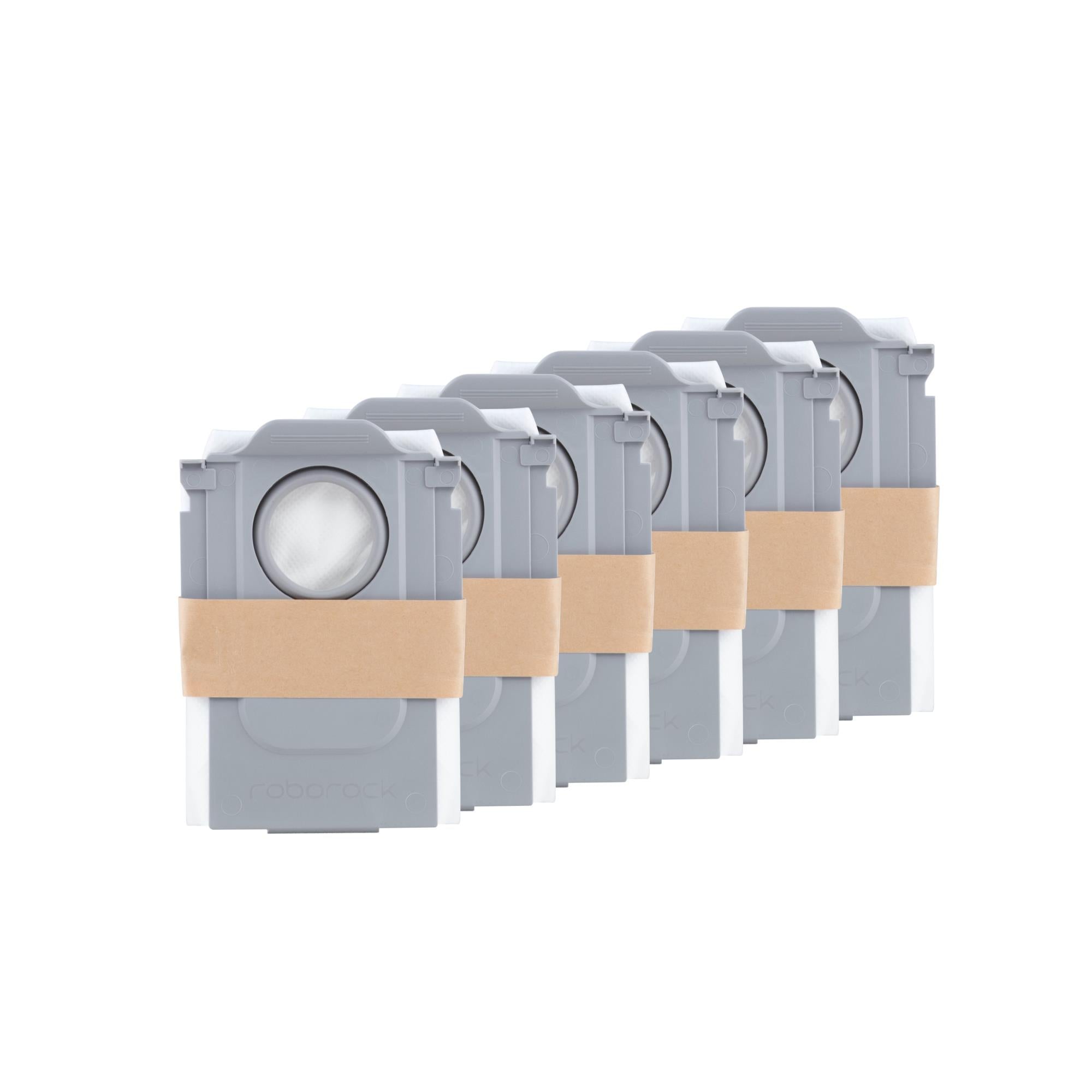 Vacuum Cleaner Accessory ROBOROCK Disposable Dust Bag 6pcs White For Qrevo0/Qrevo5/Qrevo0 MaxV/Qrevo0 MaxV(R&D)/S80 MaxV Ultra/S85 MaxV Ultra/S80 MaxV Ultra(R&D)/S80 Max Ultra/S85 Max Ultra/S80 Max Ultra(R&D)/Qrevo0 S/Qrevo5 S/Qrevo0 Pro/Qrevo5
