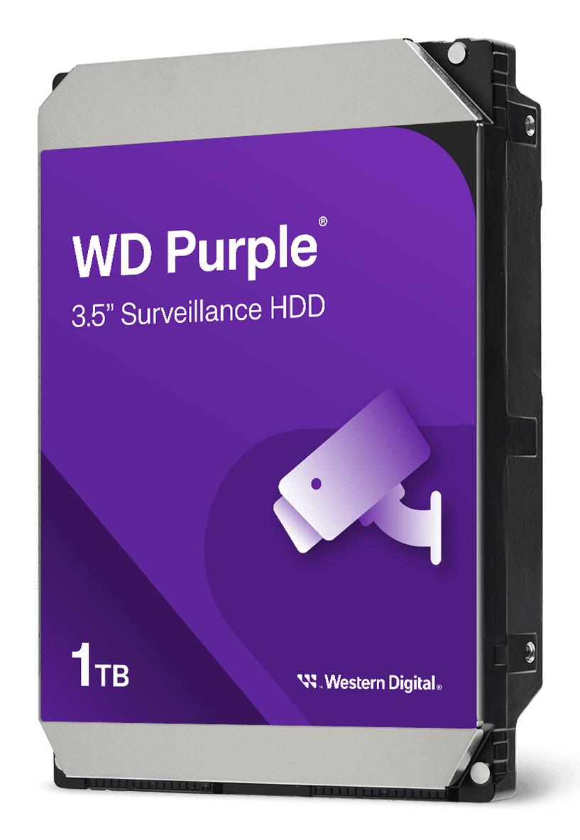 HDD WESTERN DIGITAL Purple 1TB SATA 3.0 64 MB 5400 rpm 3,5" WD11PURZ
