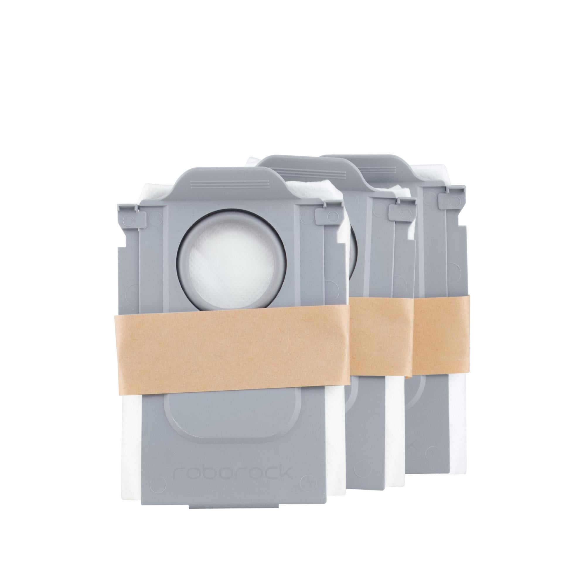 Vacuum Cleaner Accessory ROBOROCK Disposable Dust Bag 3pcs White For Qrevo0/Qrevo5/Qrevo0 MaxV/Qrevo0 MaxV(R&D)/S80 MaxV Ultra/S85 MaxV Ultra/S80 MaxV Ultra(R&D)/S80 Max Ultra/S85 Max Ultra/S80 Max Ultra(R&D)/Qrevo0 S/Qrevo5 S/Qrevo0 Pro/Qrevo5