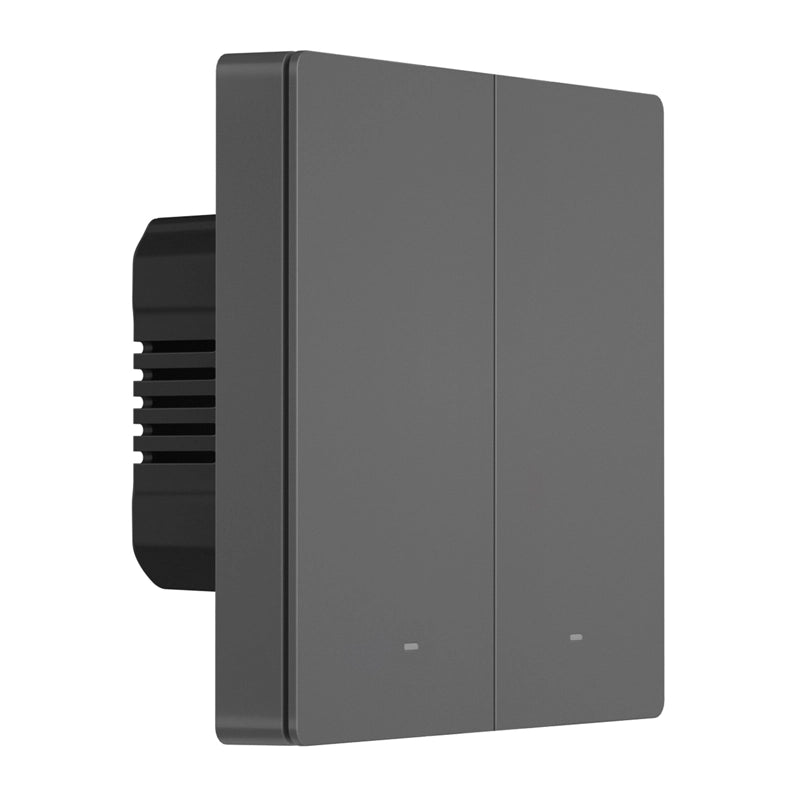 Sonoff M5 2C Smart WiFi Wall Switch, Gray (2-Channel) - Image 2