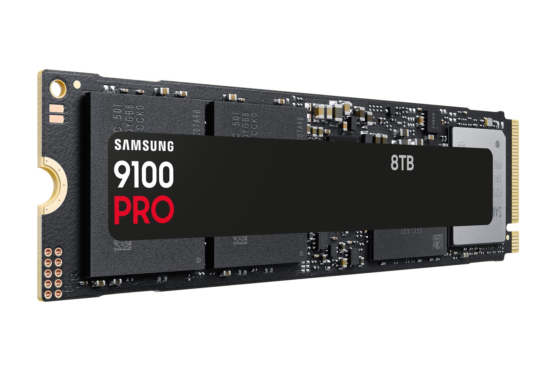 SSD SAMSUNG 9100 PRO 8TB M.2 NVMe TLC Write speed 13400 MBytes/sec Read speed 14800 MBytes/sec 3.88mm TBW 4800 TB MZ-VAP8T0BW