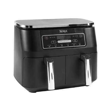 NINJA | Air Fryer | AF300 | Power 1 frying compartment: 1200 W; 2 frying compartments: 2400 W W | Capacity 7.6 L | Black