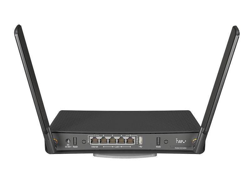 Wireless Router MIKROTIK Wireless Access Point 1200 Mbps IEEE 802.3ac USB 2.0 1 WAN 4x10/100/1000M RBD53IG-5HACD2HND