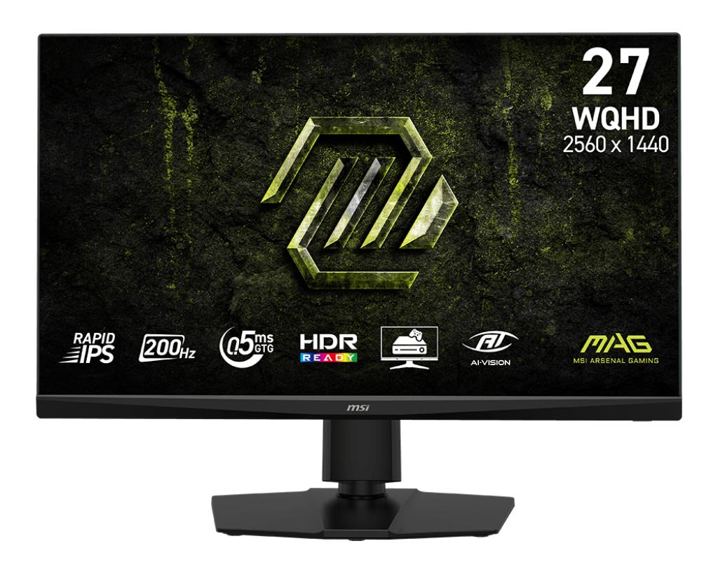 LCD Monitor MSI 27 " 2560 x 1440 pixels Wide Quad HD Native aspect ratio 16:9 LED Flat MAG272QPFE20