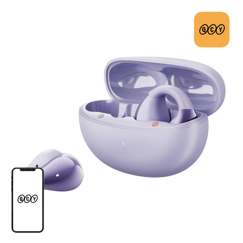 QCY Crossky Clip C30 headphones (purple) - Image 1