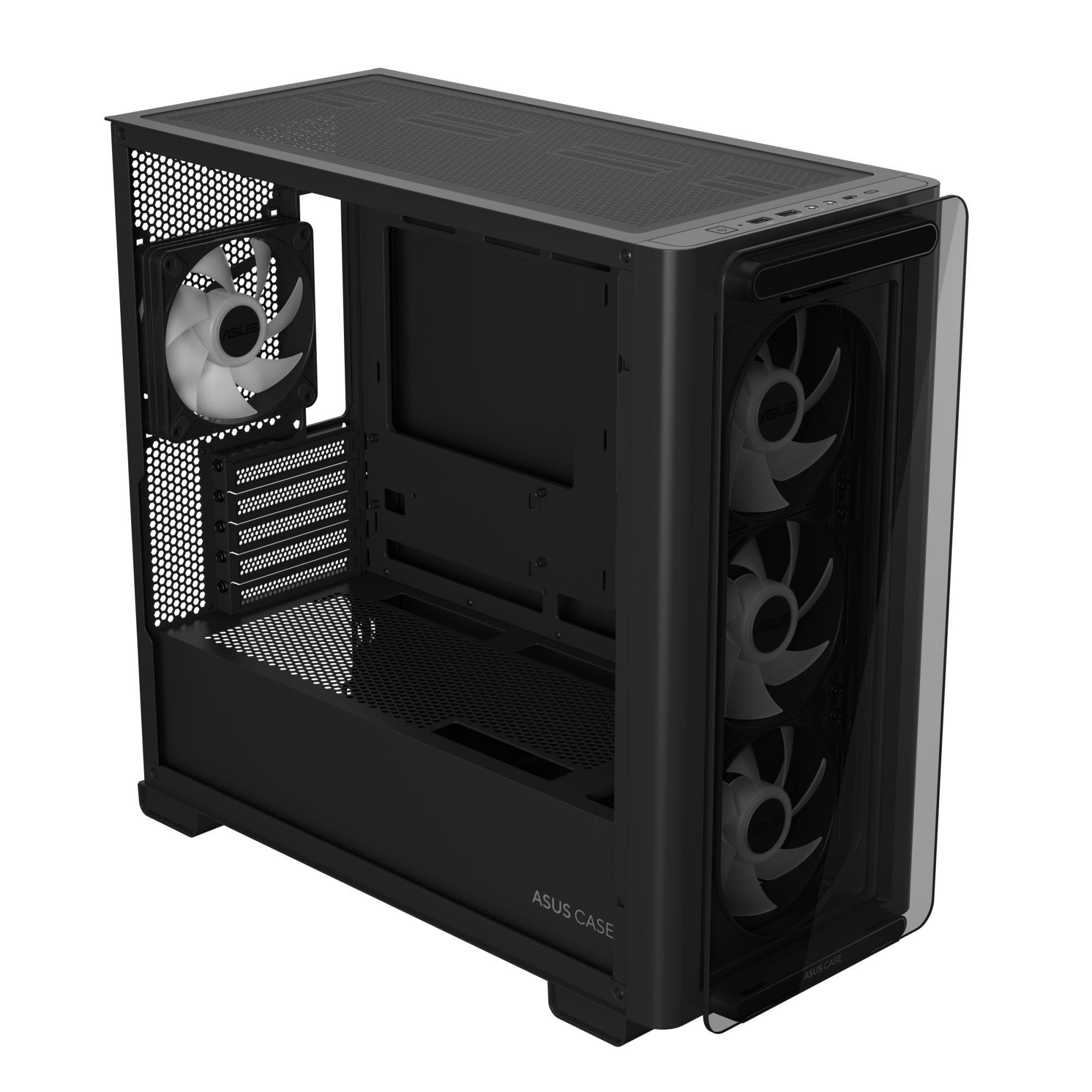 Case ASUS A23 PLUS MidiTower Case product features Transparent panel MicroATX MiniITX Colour Black A23PLUSTG/ARGBBLACK
