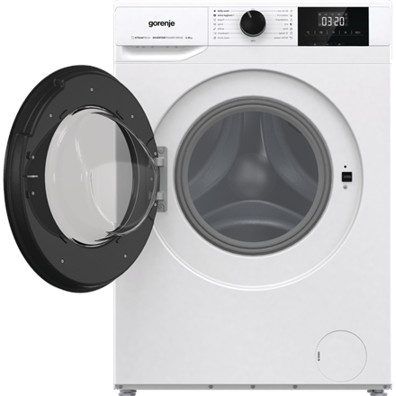 Gorenje | Washing Machine | W3NGPI62SBS | Energy efficiency class B | Front loading | Washing capacity 6 kg | 1200 RPM |