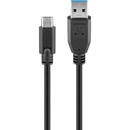 Goobay | Round cable | Sync & Charge Super Speed USB-C to USB A 3.0 charging cable | 67890 | USB 3.0 male (type A) | USB
