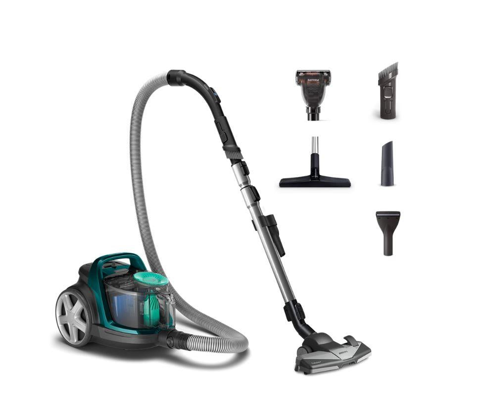 Vacuum Cleaner PHILIPS Bagless 900 Watts Capacity 1.5 l Noise 77 dB Dark Grey Weight 5.3 kg FC9556/09