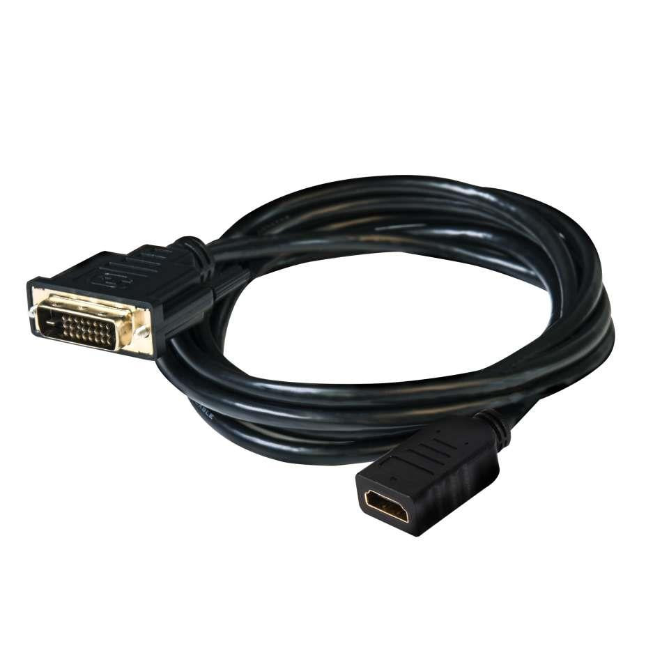 CABLE DVI-D TO HDMI 2M/M/F CAC-1211 CLUB3D