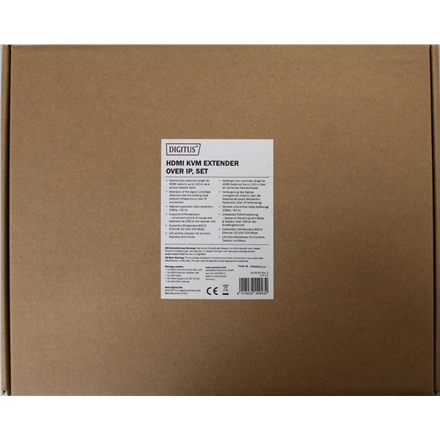 SALE OUT. DIGITUS HDMI KVM Extender over IP, Set, DEMO | SALE OUT. | Digitus | HDMI KVM Extender over IP, Set | DS-55202