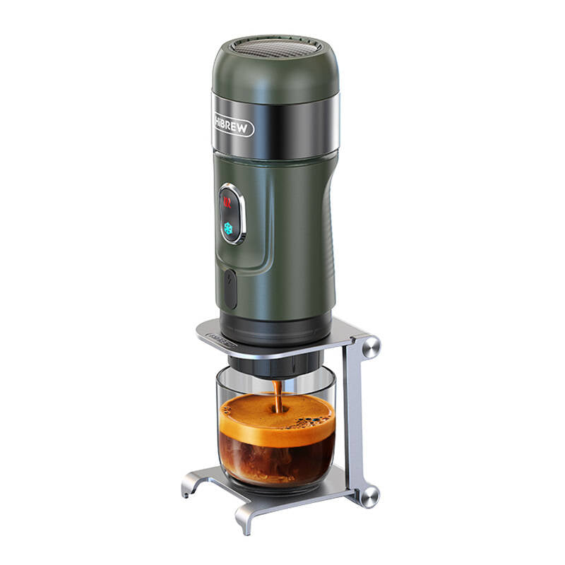 HiBREW H4B_GN 3-in-1 Portable Coffee Maker with Carrying Case - Image 3