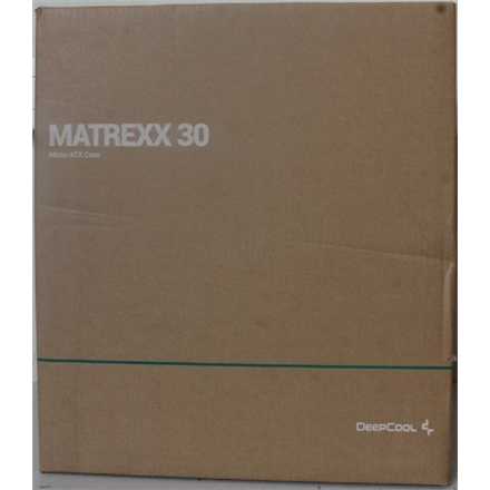 SALE OUT. Deepcool MATREXX 30 SI computer case (steel side panel) Deepcool MATREXX 30 SI Deepcool Black Micro ATX DAMAG