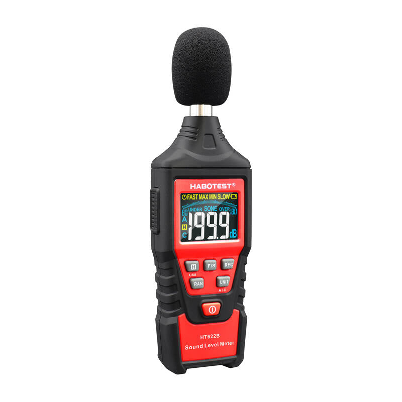 Digital decibel meter Habotest HT622B USB A/C - Image 2
