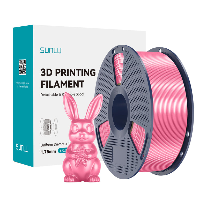 Sunlu PLA+ Silk Filament (Pink) - Image 1