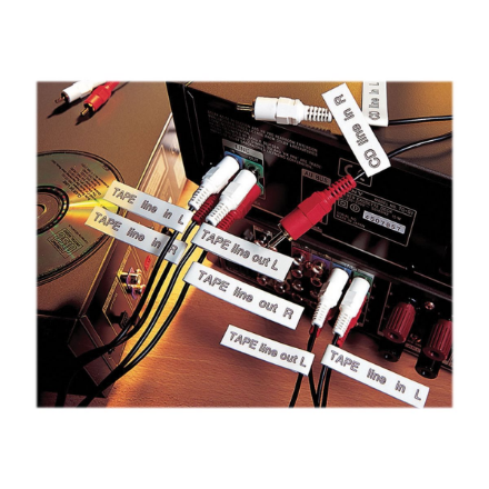 Brother | TZe-451 Laminated Tape | Black On Red | TZe | 8 m | 2.4 cm