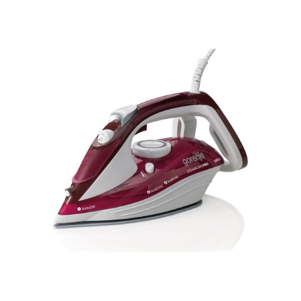 Gorenje | Steam Iron | SIH3000RBC | Steam Iron | 3000 W | Water tank capacity 350 ml | Continuous steam 40 g/min | Steam