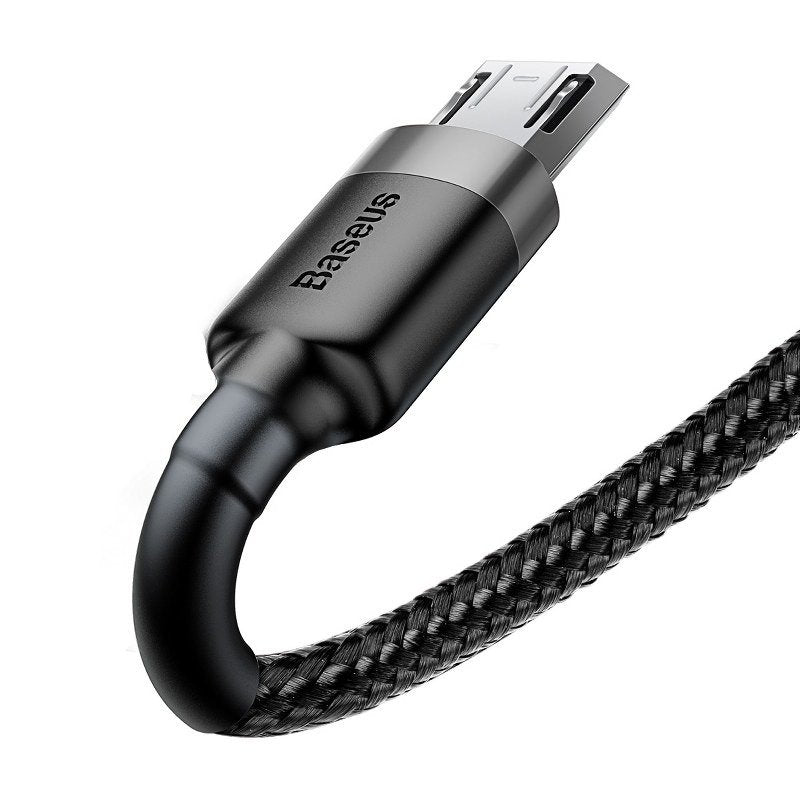 Baseus Cafule Micro USB cable 2.4A 1m (Gray + Black) - Image 5