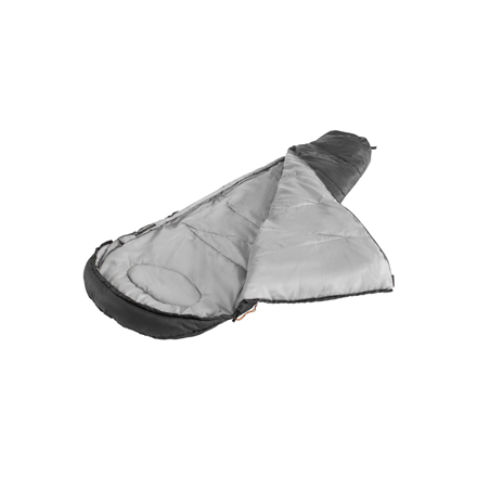 Easy Camp Starling Mummy Black 8°C | Sleeping Bag | 210 x 75 x 50 cm | Temperature -5 to 12 °C | Two-way open-end, autol