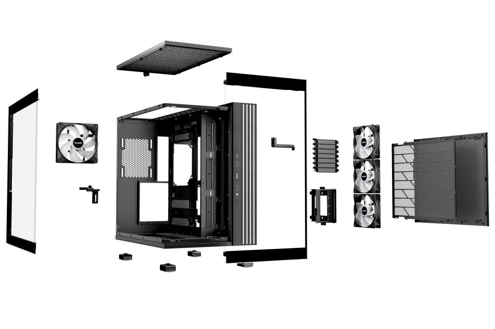Case BE QUIET LIGHT BASE 600 LX Tower ATX MicroATX MiniITX Colour Black BGW67