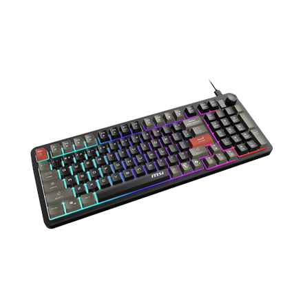 MSI FORGE GK110 US | Gaming keyboard | Wired | US | Membrane | Black
