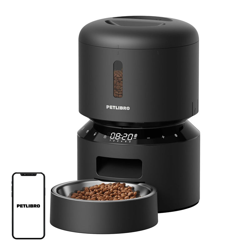 PETLIBRO Granary 3L Pet Food Dispenser (Black) - Image 1