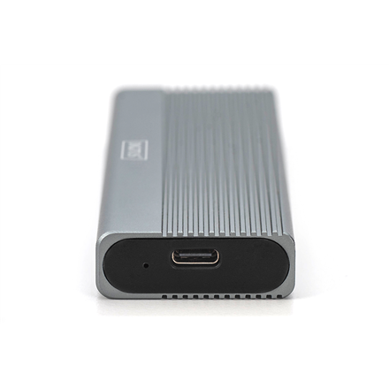 Digitus USB M.2 hard disk enclosure, SSD, external, NVMe + SATA, 10Gbps (NVMe) 6 Gbps (SATA), USB3.1 Gen2 | DA-71156