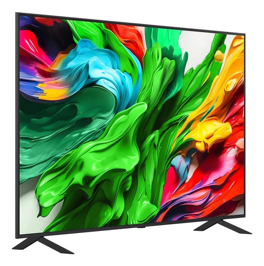 TV Set LG 75" 4K/Smart 3840x2160 Wireless LAN Bluetooth webOS Black 75QNED87A3B