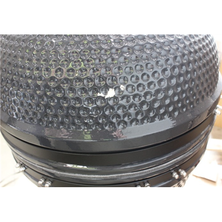 SALE OUT. TunaBone | Kamado classic 21" grill | Dark grey | DAMAGED PACKAGING AND DAMAGED BODY PAINT