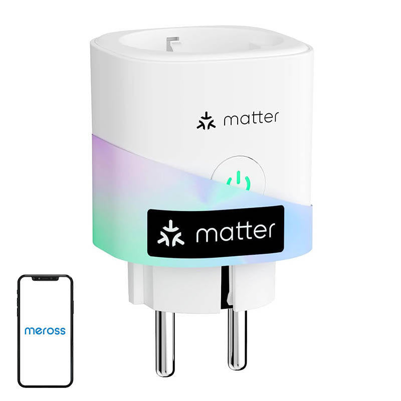 MEROSS MSS315CFH-EU smart socket with energy measurement (Matter) - Image 1