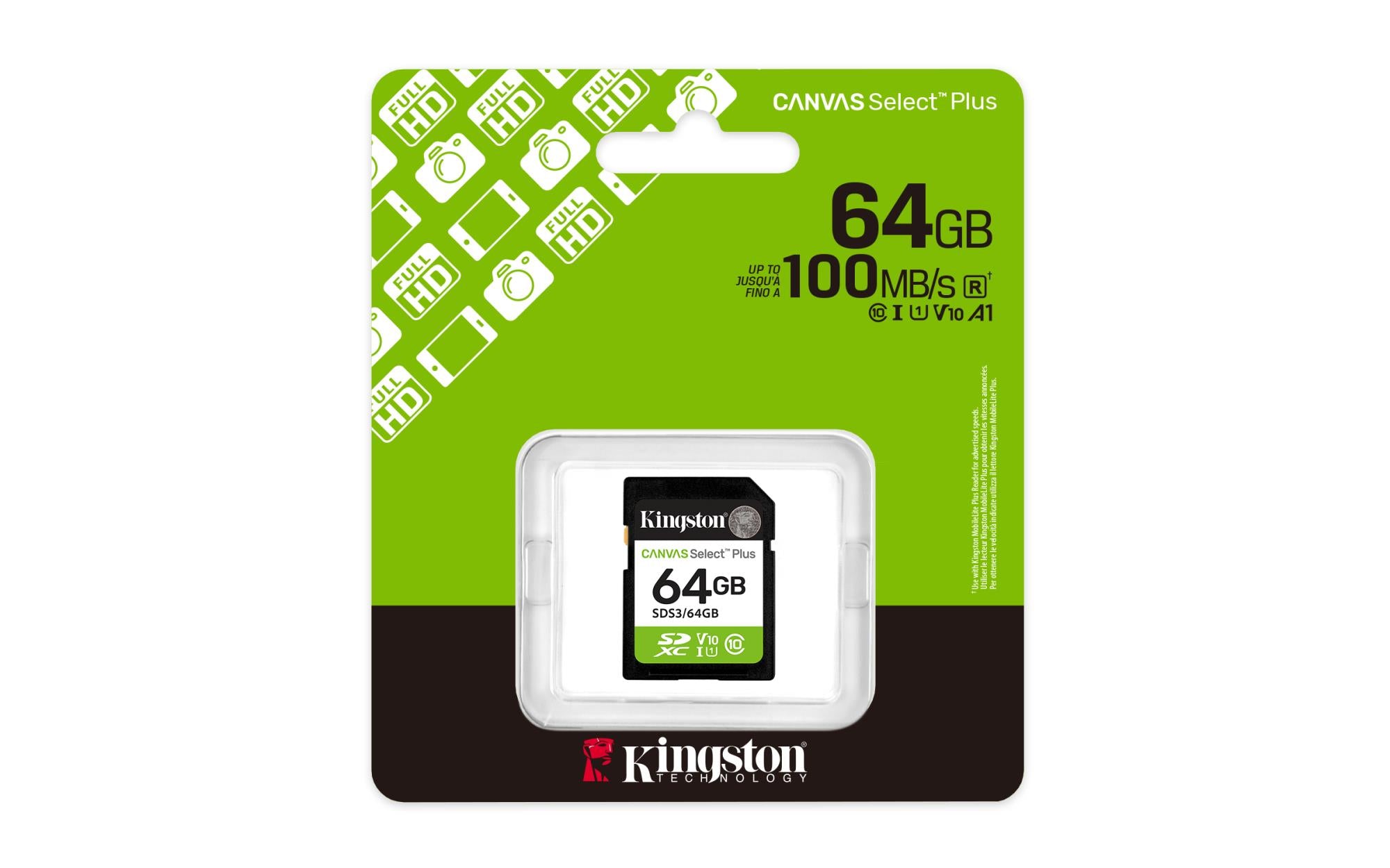 MEMORY SDXC 64GB UHS-I/SDS3/64GB KINGSTON