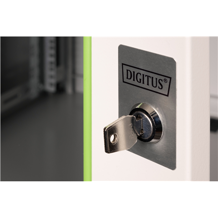 Digitus | Wall Mounting Cabinet Unique Series | DN-19 12U-6/6 | 60 x 60 cm | Grey