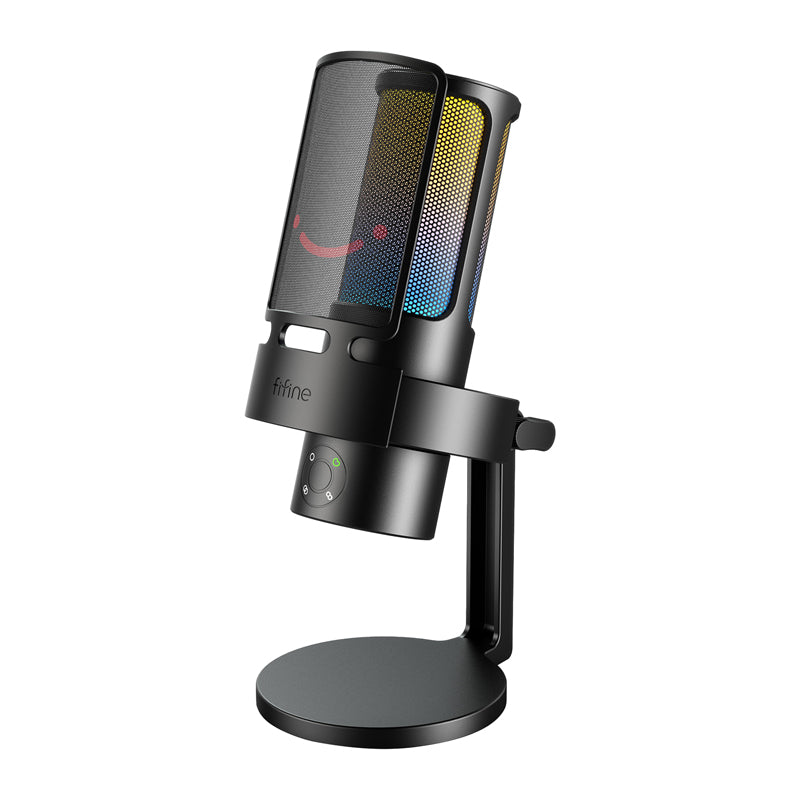 Fifine A8 condenser microphone with stand (black) - Image 3