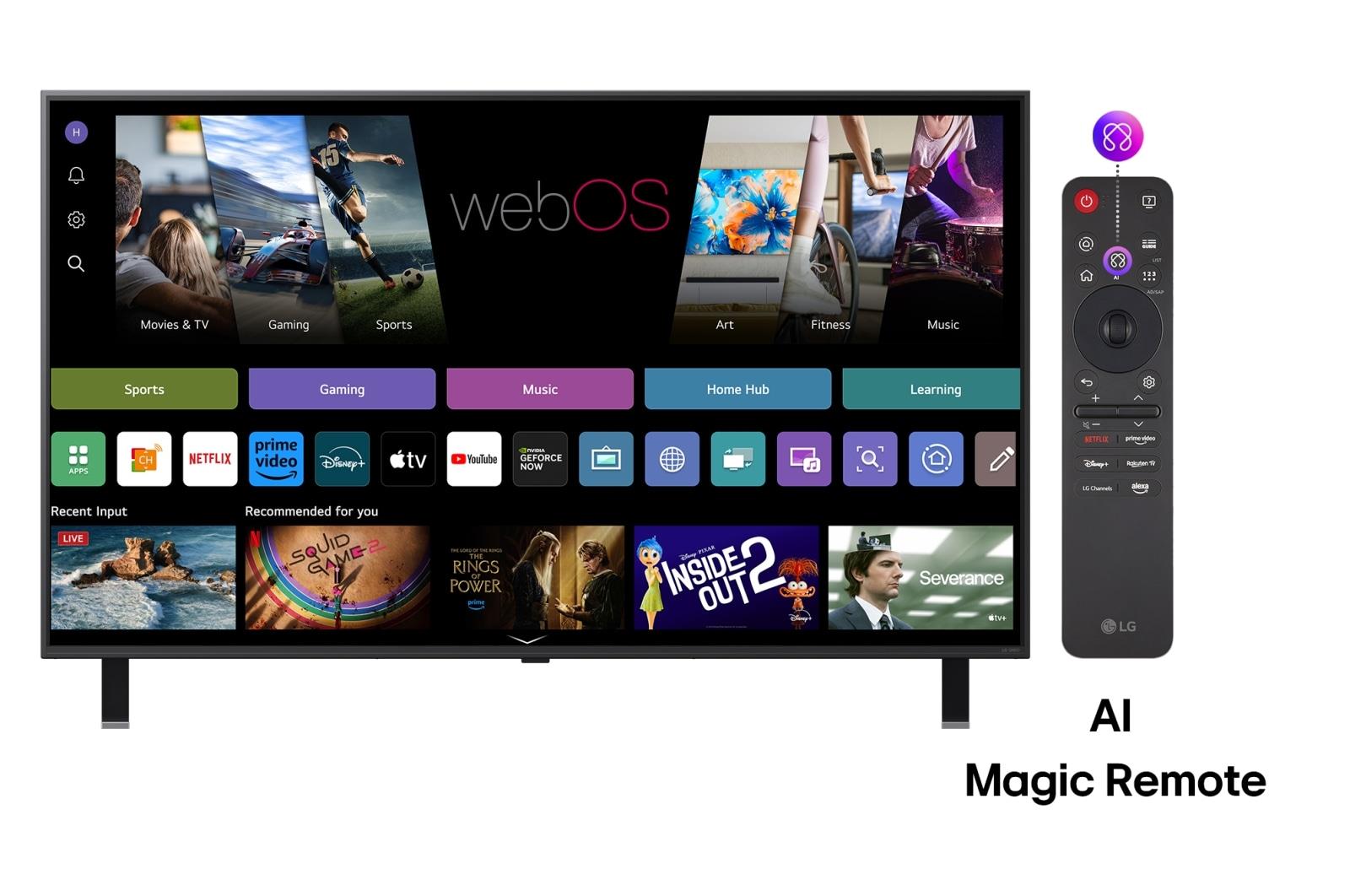 TV Set LG 75" 4K/Smart 3840x2160 Wireless LAN Bluetooth webOS Black 75QNED85A3C