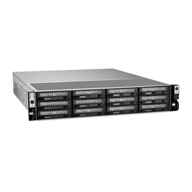TERRAMASTER U12-500 Plus NAS File Server, Intel Core i7-1255U, 16 GB RAM, 12 bays - Image 1