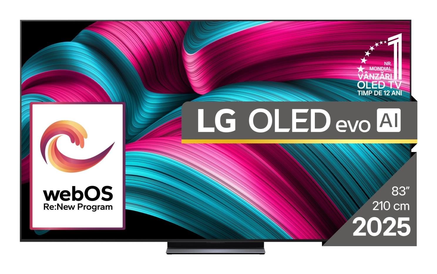 TV Set LG 83" OLED/4K/Smart 3840x2160 Wireless LAN Bluetooth webOS OLED83C51LA