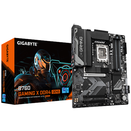 Gigabyte B760 GAMING X DDR4 GEN5 | Processor family Intel | Processor socket LGA1700 | DDR4 | Supported hard disk drive