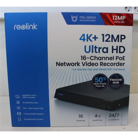 SALE OUT. Reolink NVS16 16-Channel PoE NVR for 24/7 Continuous Recording | Reolink PoE NVR for 24/7 Continuous Recording