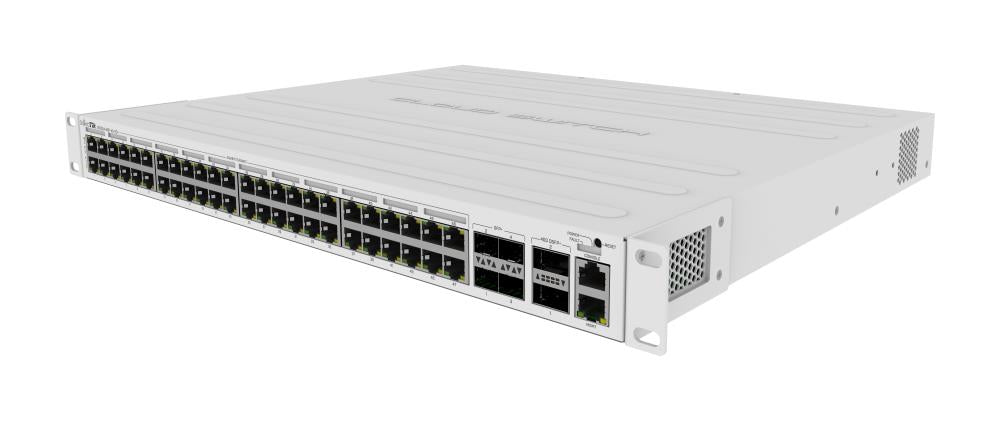 Switch MIKROTIK CRS354-48P-4S+2Q+RM Type L3 4xSFP+ 2xQSFP+ 1 PoE ports 48 CRS354-48P-4S+2Q+RM