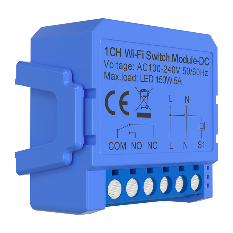 1-channel WiFi switch module with voltage-free contact Avatto WSM16-DC32V-1 - Image 2