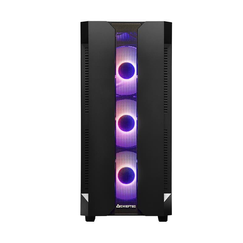 Case CHIEFTEC HUNTER MidiTower Not included ATX MiniITX Colour Black GS-01B-OP