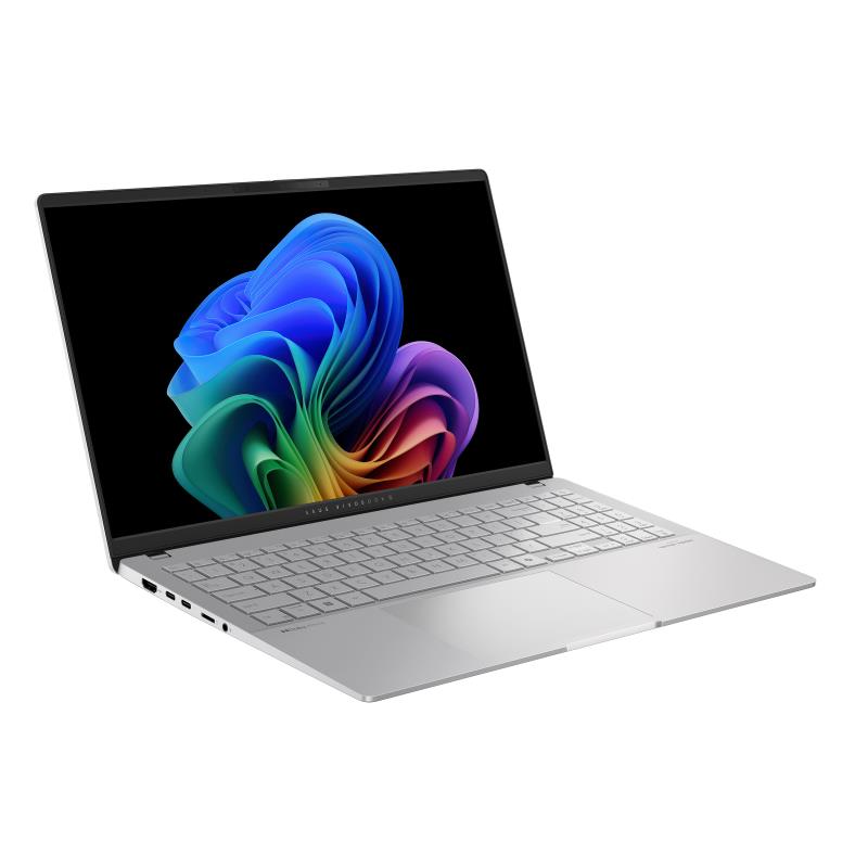 Notebook ASUS VivoBook Series S 15 OLED S5507QA-MA001W CPU Snapdragon X1E78100 3400 MHz 15.6" 2880x1620 RAM 32GB LPDDR5x SSD 1TB Qualcomm Adreno Integrated ENG Card Reader micro SD Windows 11 Home Silver 1.5 kg 90NB14Q2-M006N0