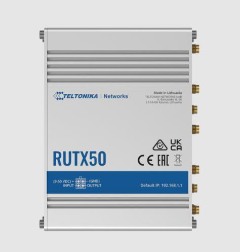 Wireless Router TELTONIKA IEEE 802.3 IEEE 802.3az IEEE 802.3u USB 2.0 RUTX50