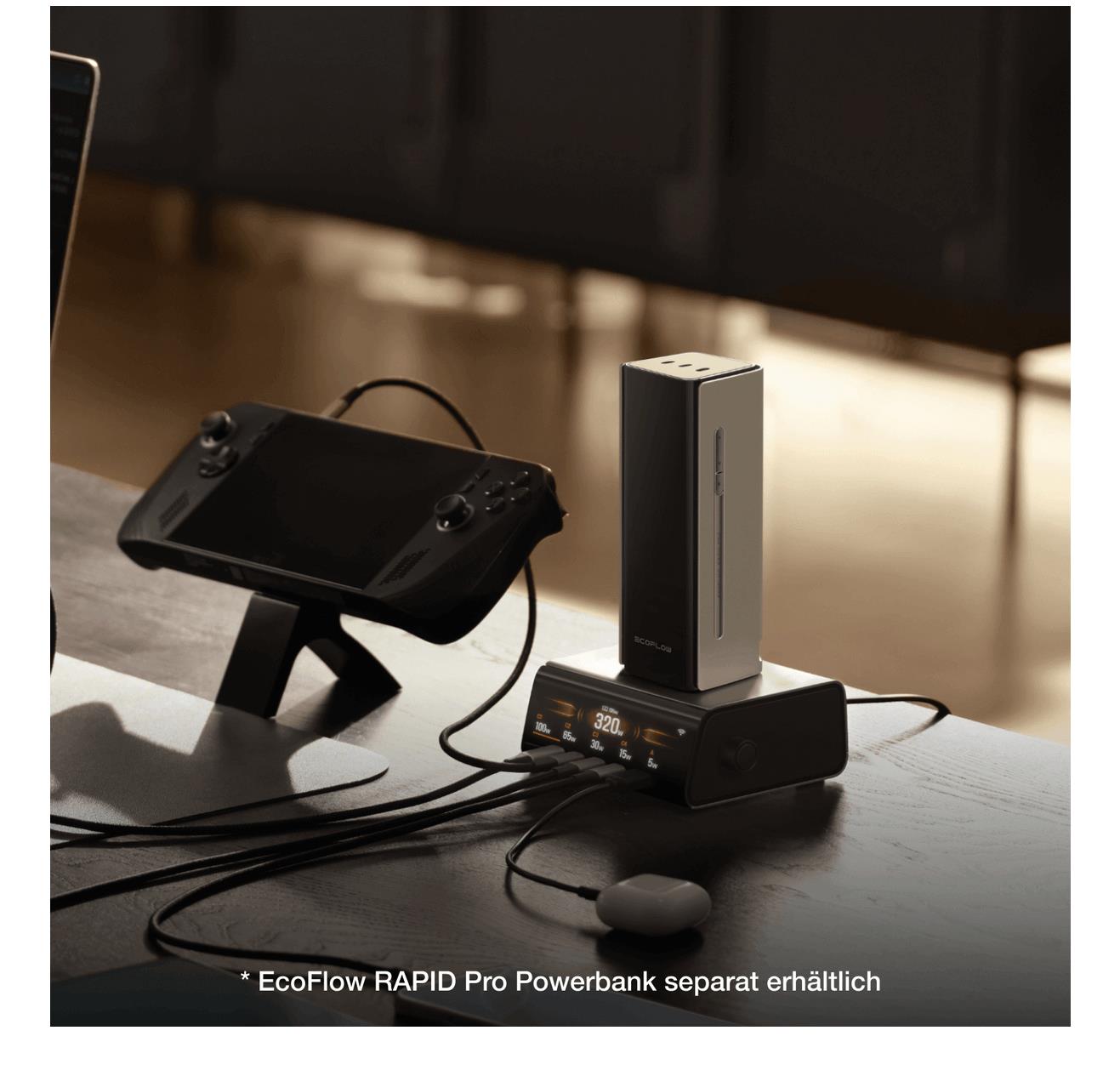 CHARGER DESKTOP RAPID PRO/320W 5P 5021301005 ECOFLOW